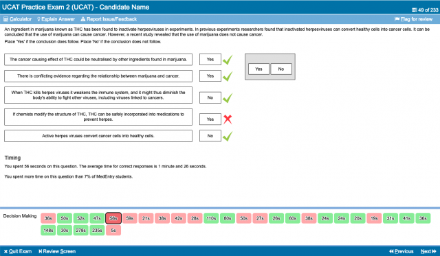 New UCAT Feature To Help With Timing