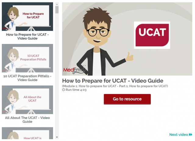 UCAT VIDEO GUIDES