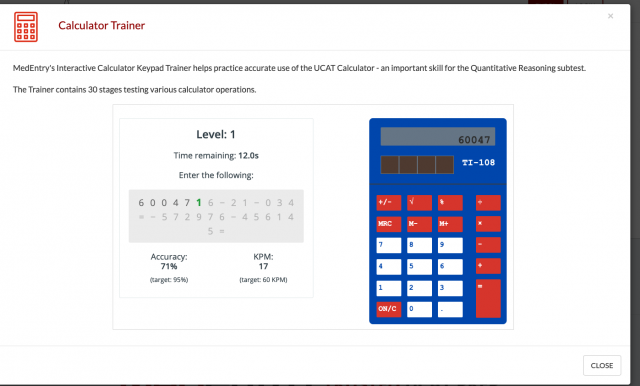 UCAT Calculator Keypad Trainer Launched!