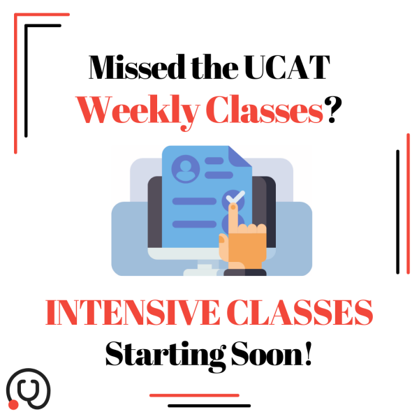 UCAT Intensive Classes Starting Soon!