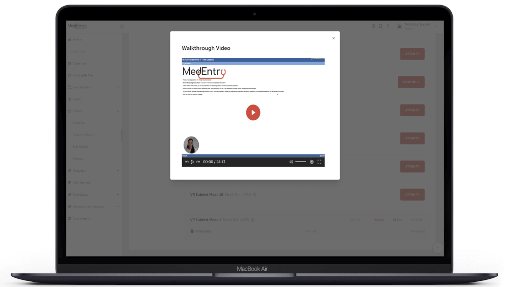 Subtest Walkthrough